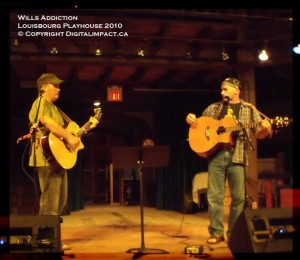 Wills Addiction onstage at The Louisbourg Playhouse, July 1st, 2011